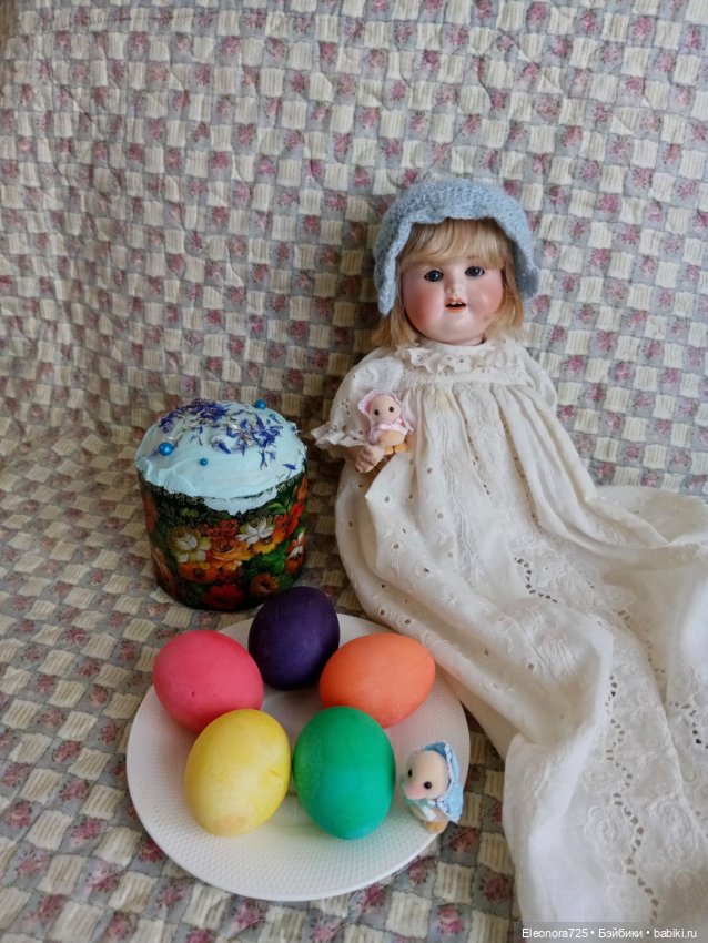 С праздником! С Пасхой — Редкие антикварные куклы и реплики: воск (фото 2)