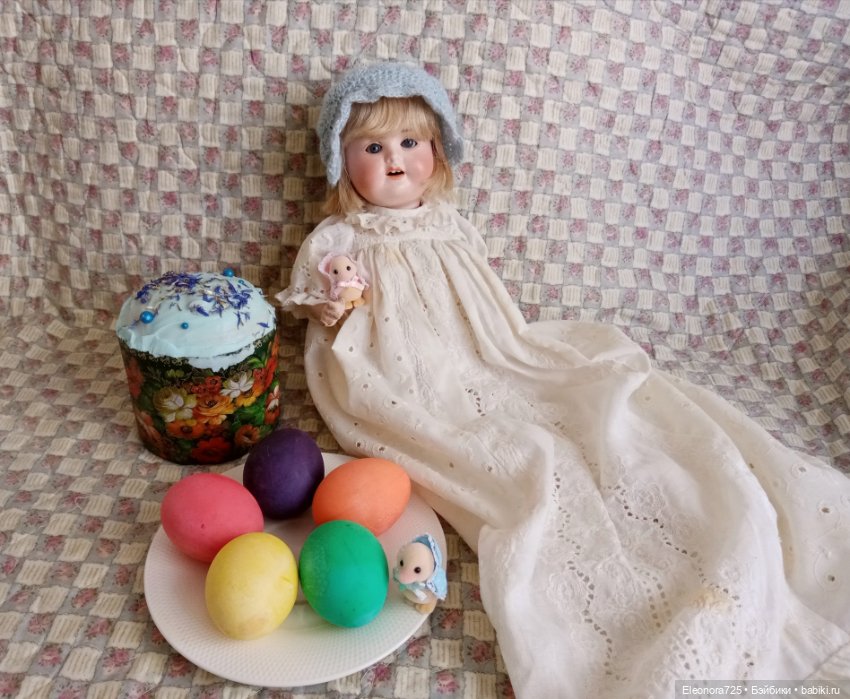 С праздником! С Пасхой — Редкие антикварные куклы и реплики: воск (фото 3)