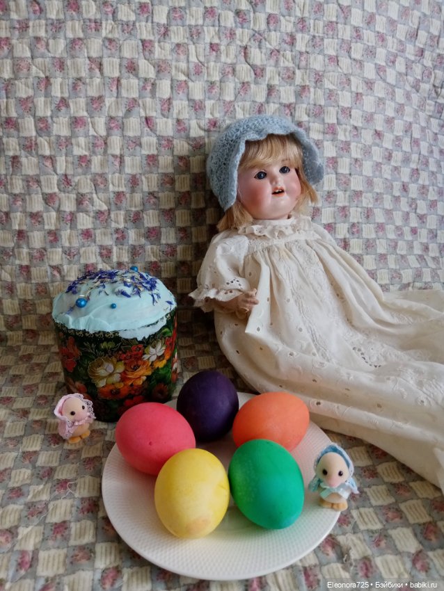 С праздником! С Пасхой — Редкие антикварные куклы и реплики: воск