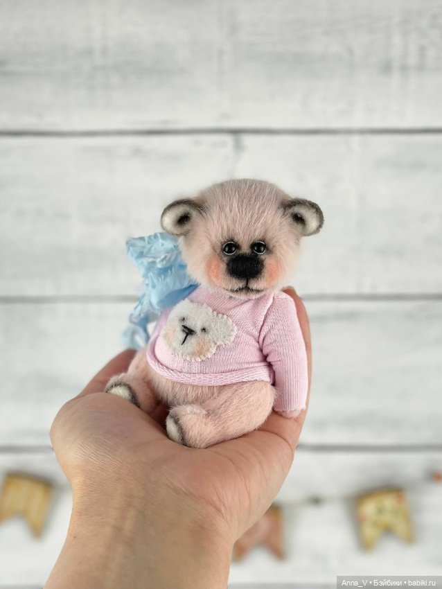 Тедди мишка Эма — Авторские мишки Тедди и друзья: фото (фото 3)