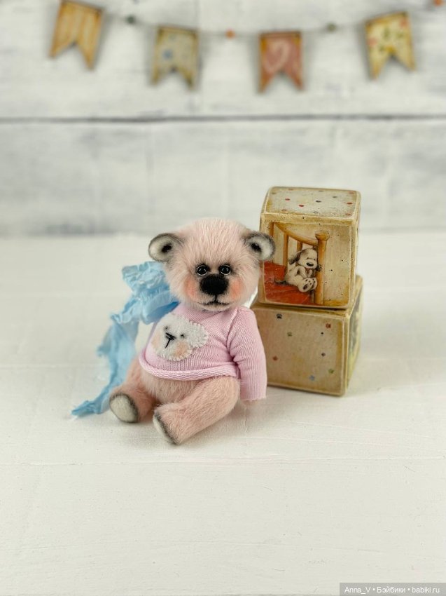 Тедди мишка Эма — Авторские мишки Тедди и друзья: фото (фото 4)