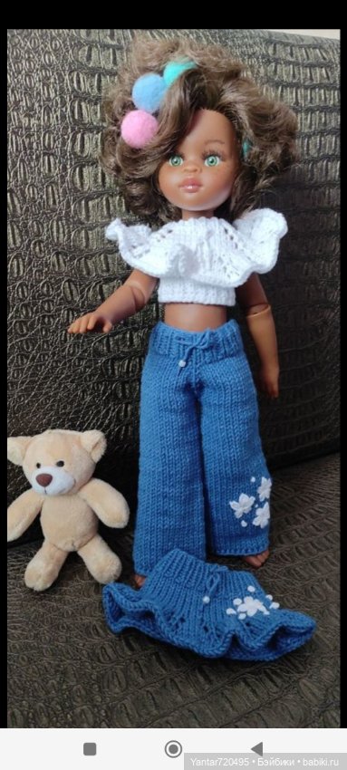 Ккомплекты летней одежды для кукол Паола Рейна 32-34см