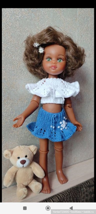 Ккомплекты летней одежды для кукол Паола Рейна 32-34см