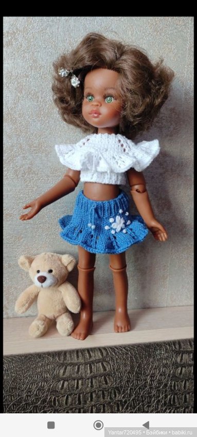 Ккомплекты летней одежды для кукол Паола Рейна 32-34см