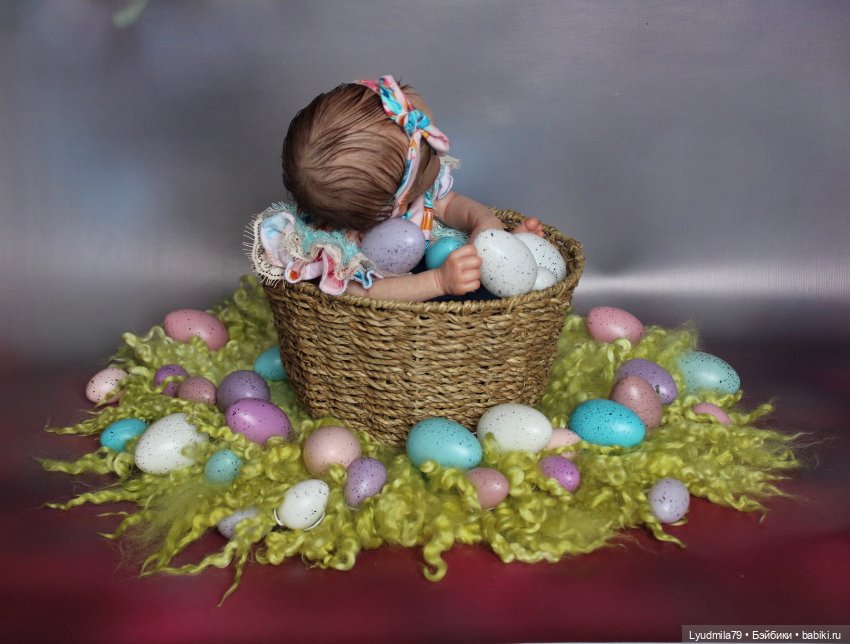 Пасхальный цыплёнок 🐣 — Куклы Реборн (Reborn): работы мастеров (фото 3)