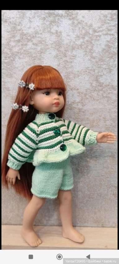 Ккомплекты летней одежды для кукол Паола Рейна 32-34см