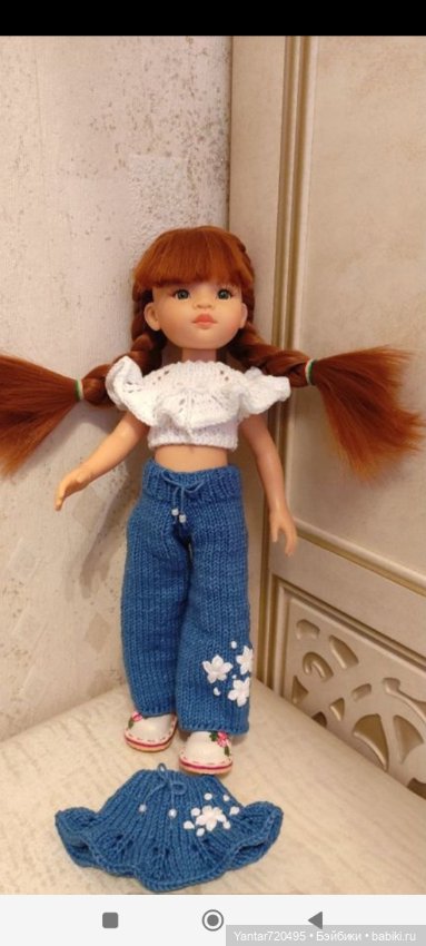 Ккомплекты летней одежды для кукол Паола Рейна 32-34см (фото 8)