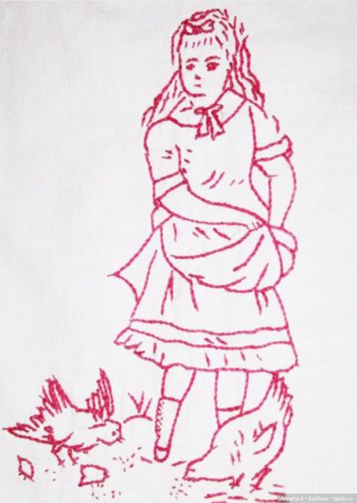 Антикварная и винтажная вышивка назад иголку, схемы и образцы