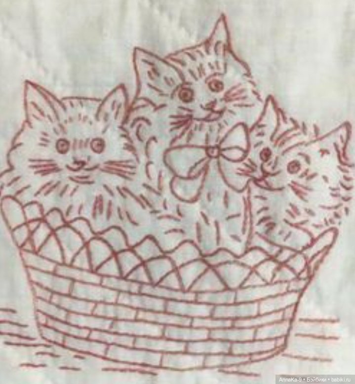 Антикварная и винтажная вышивка назад иголку, схемы и образцы