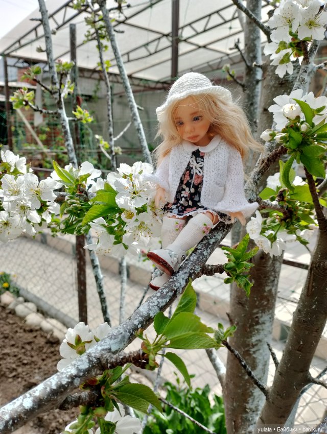 Ника и весна — Домашние фото авторских кукол: личные коллекции