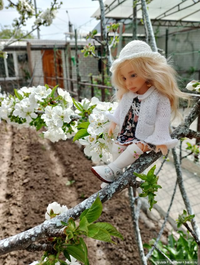 Ника и весна — Домашние фото авторских кукол: личные коллекции