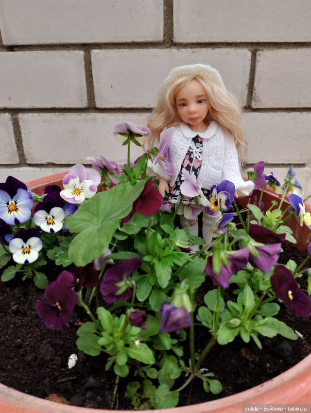 Ника и весна — Домашние фото авторских кукол: личные коллекции (фото 3)