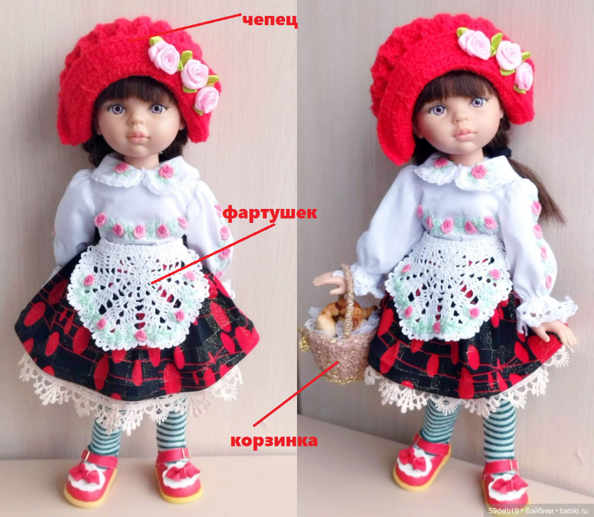 Одежда и игрушки для паолочек крючком в 2024 г (фото 6)