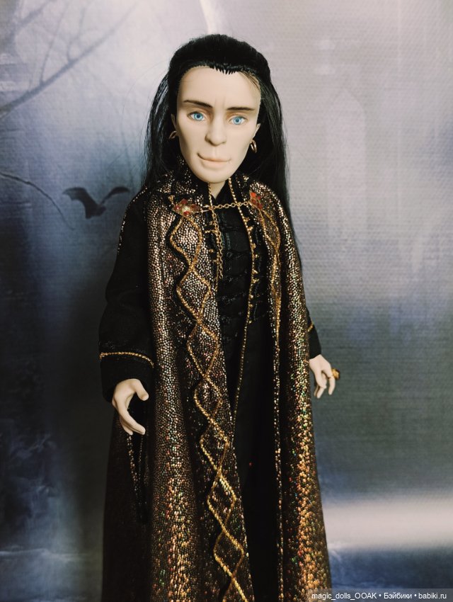 Дракула — ООАК Monster High и Ever After High: репейнт