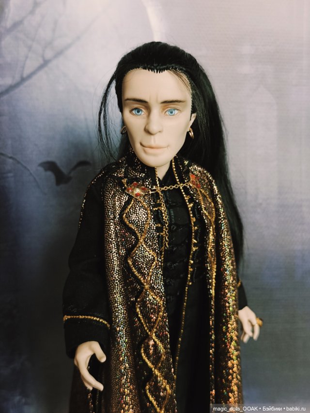 Дракула — ООАК Monster High и Ever After High: репейнт