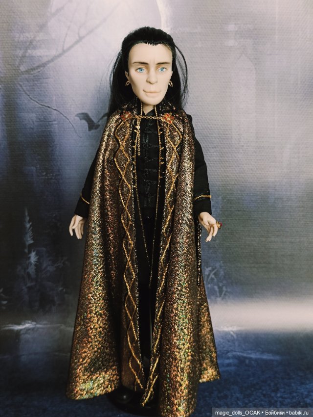 Дракула — ООАК Monster High и Ever After High: репейнт