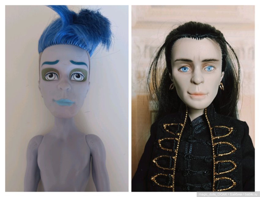 Дракула — ООАК Monster High и Ever After High: репейнт