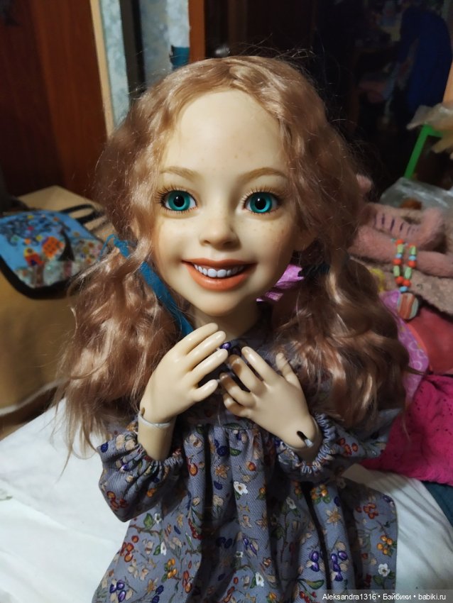 Вечерняя Верочка — Домашние фото авторских кукол: личные коллекции