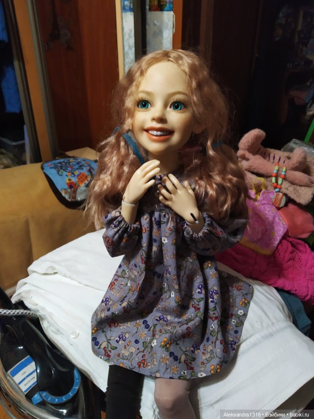 Вечерняя Верочка — Домашние фото авторских кукол: личные коллекции