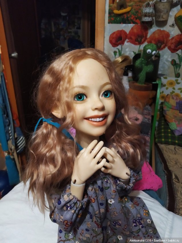Вечерняя Верочка — Домашние фото авторских кукол: личные коллекции