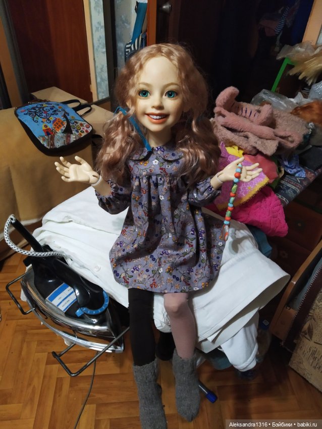 Вечерняя Верочка — Домашние фото авторских кукол: личные коллекции
