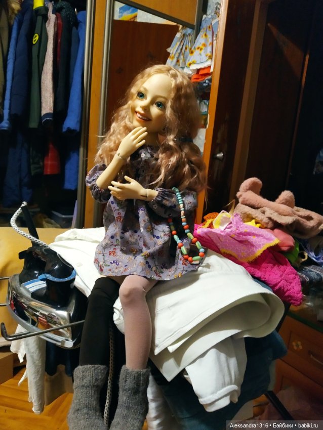 Вечерняя Верочка — Домашние фото авторских кукол: личные коллекции