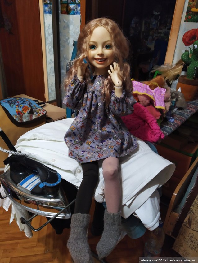 Вечерняя Верочка — Домашние фото авторских кукол: личные коллекции