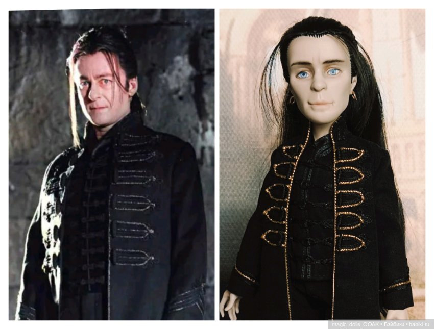 Дракула — ООАК Monster High и Ever After High: репейнт