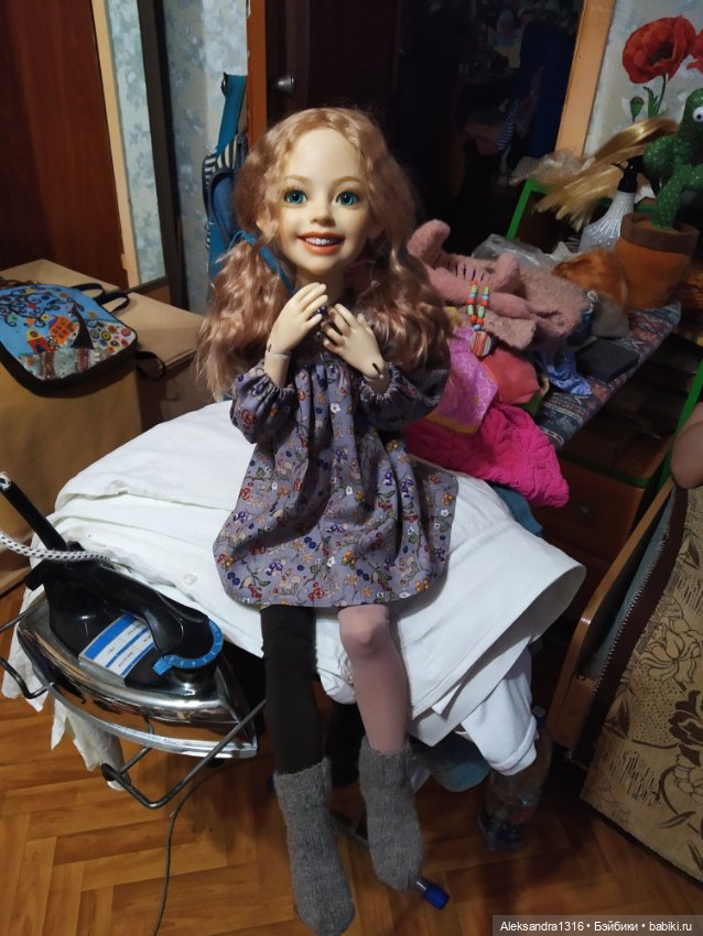 Вечерняя Верочка — Домашние фото авторских кукол: личные коллекции