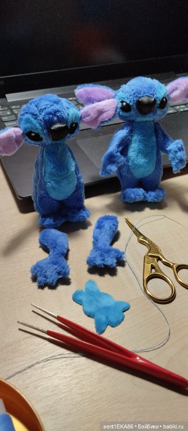 Стич, ещё один — Авторские мишки Тедди и друзья: фото (фото 3)