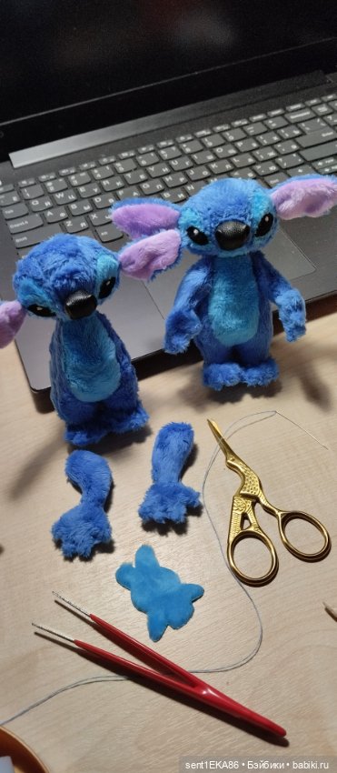 Стич, ещё один — Авторские мишки Тедди и друзья: фото (фото 2)