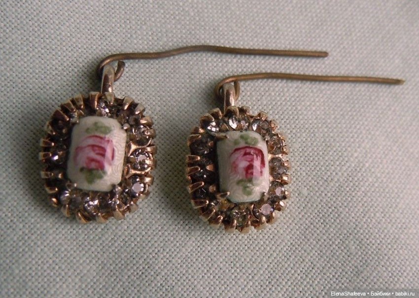 Антикварные серьги для Жюмо (фото 2)
