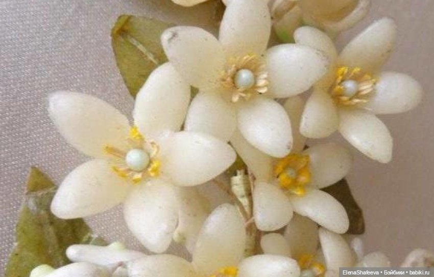 Антикварные цветы из воска. 1900 год. Франция (фото 5)