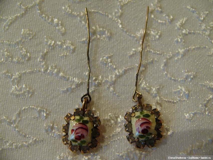 Антикварные серьги для Жюмо (фото 4)