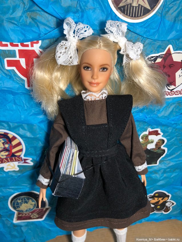 Милли - советская школьница! Ооак барби на статичном теле (фото 7)