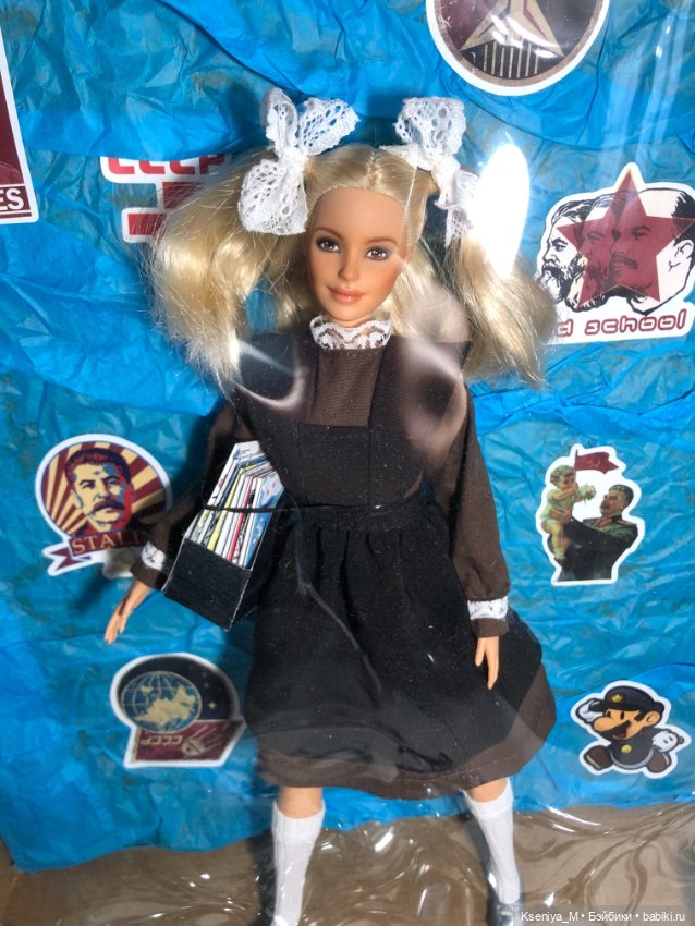 Милли - советская школьница! Ооак барби на статичном теле (фото 5)