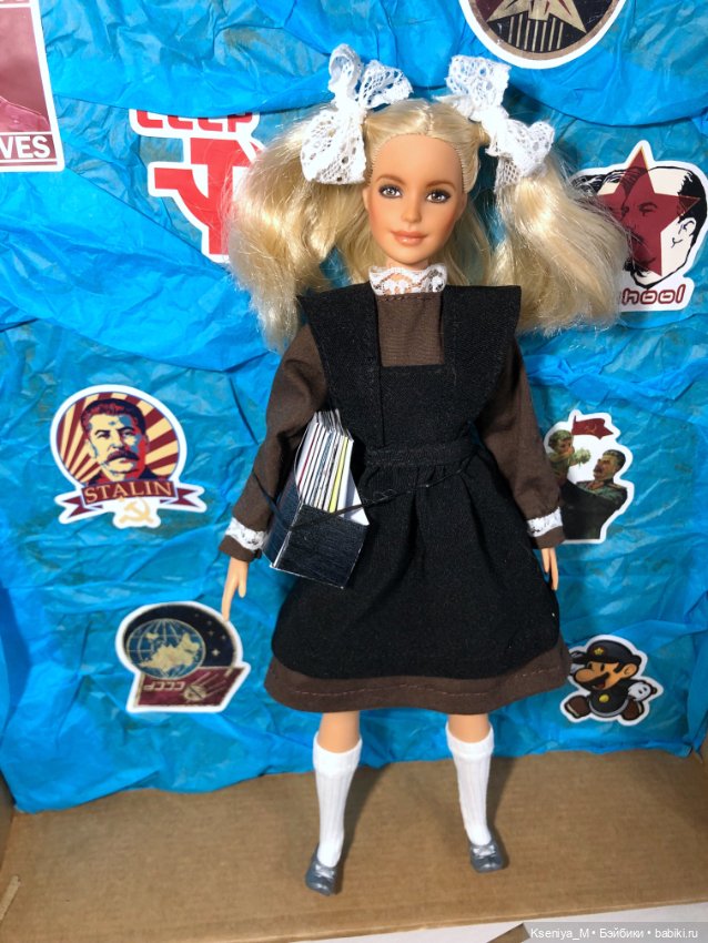 Милли - советская школьница! Ооак барби на статичном теле (фото 8)