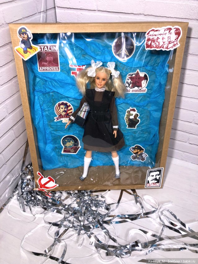 Милли - советская школьница! Ооак барби на статичном теле (фото 9)