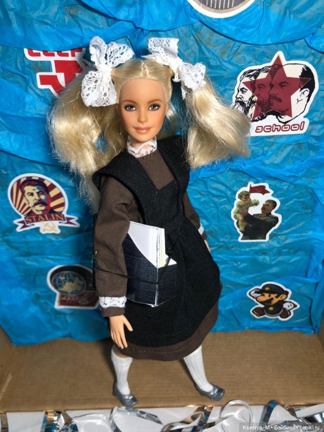 Милли - советская школьница! Ооак барби на статичном теле (фото 6)