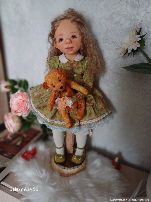 Интерьерные текстильные куклы (фото 5)