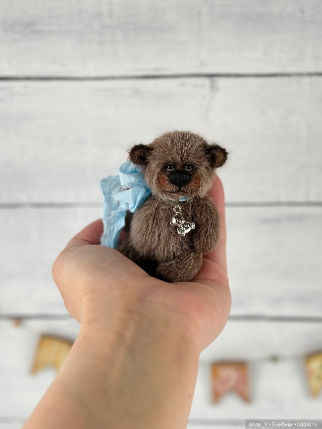 Тедди мишка Нафаня — Авторские мишки Тедди и друзья: фото (фото 3)