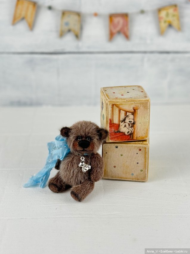 Тедди мишка Нафаня — Авторские мишки Тедди и друзья: фото (фото 4)