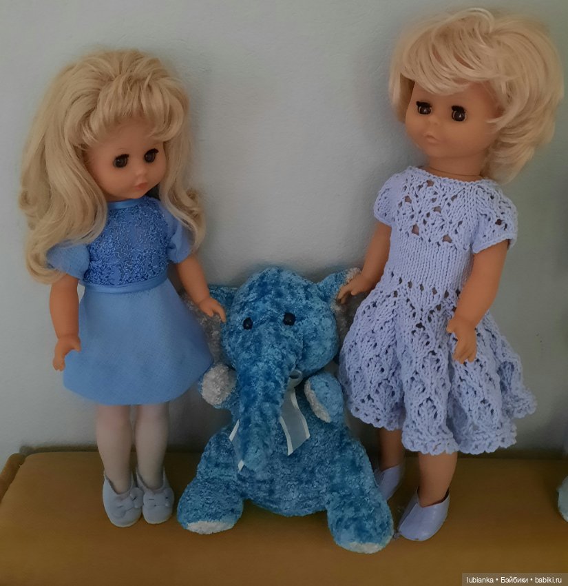 Бьянка и Дианка,выход N°1 -голубой💙🦋 (фото 6)