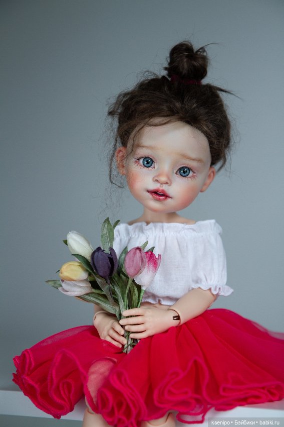 Розочка 🌹 ООАК куколки Паола Рейна Paola Reina (фото 2)