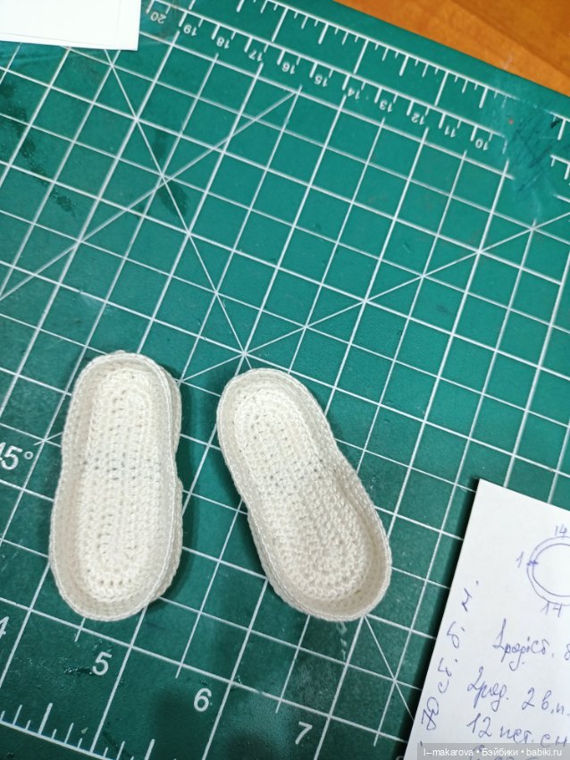 Вот такие кроссовочки у меня получились