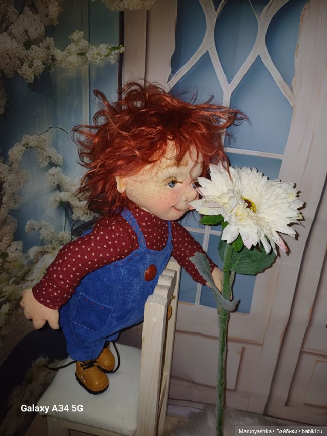 Карлсон — Авторские текстильные куклы: Вальдорфские