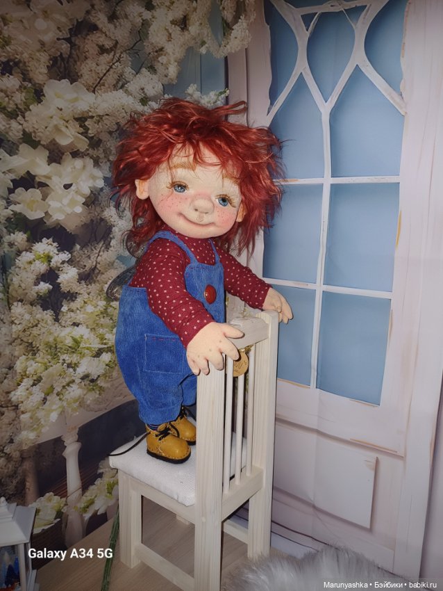 Карлсон — Авторские текстильные куклы: Вальдорфские (фото 7)