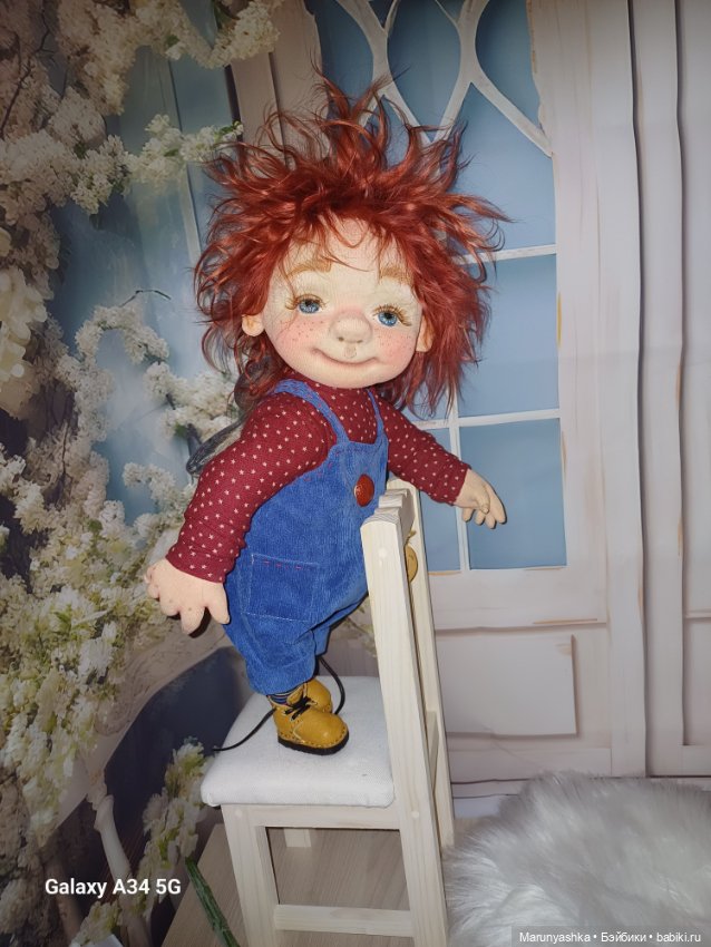 Карлсон — Авторские текстильные куклы: Вальдорфские (фото 3)