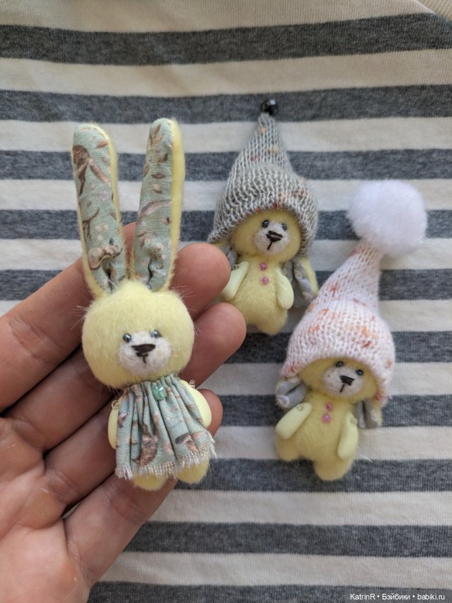 Зайчики — Авторские мишки Тедди и друзья: фото (фото 3)