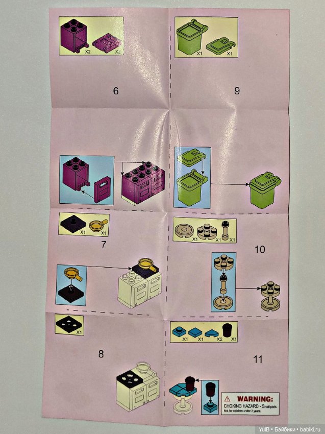 Кухня из лего-деталей — Lego Friends (Лего Френдс) и мини